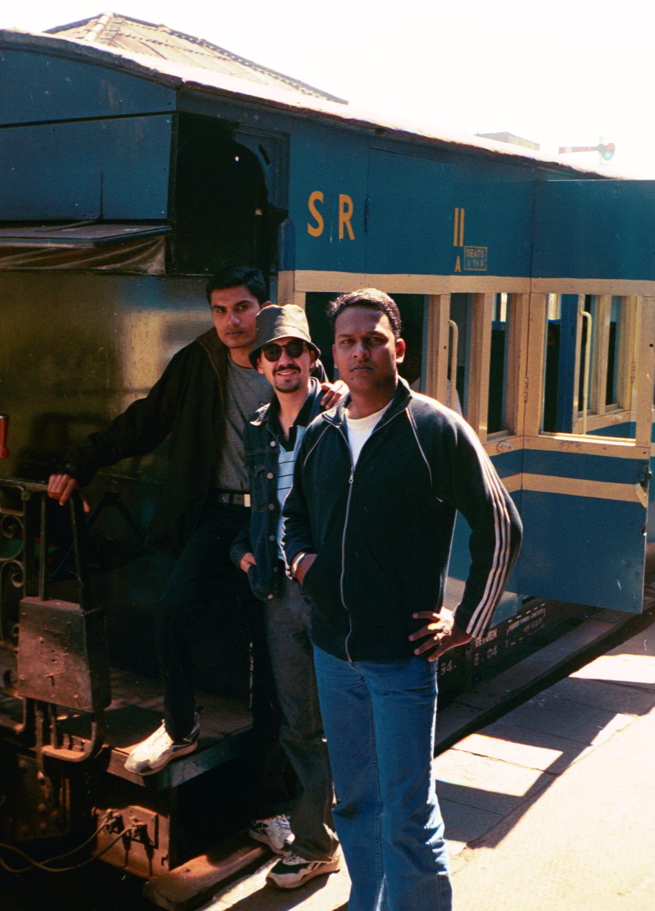 Travelling in Small Train of Ooty
